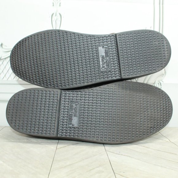 Bates Floaters Brown Leather Shearling Lined Ankle Chukka Boots Size 12 Wide - Picture 9 of 9